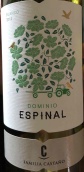 卡斯塔諾酒莊多米諾埃斯皮納爾白葡萄酒(Bodegas Castano Dominio Espinal Blano, Yecla, Spain)