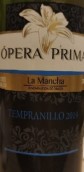 第一劇院酒莊丹魄紅葡萄酒(Opera Prima Tempranillo, La Mancha, Spain)