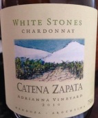 卡帝娜阿德里安娜园白石霞多丽白葡萄酒(Bodega Catena Zapata Adrianna Vineyard White Stones Chardonnay, Mendoza, Argentina)