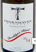 荊棘港酒莊布魯克林混釀干白葡萄酒(Thornhaven Estates Winery Brooklyn's Blend, Okanagan Valley, Canada)