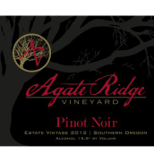 瑪瑙嶺黑皮諾紅葡萄酒(Agate Ridge Pinot Noir, Rogue Valley, USA)