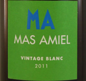 阿美爾酒莊年份白葡萄酒(Mas Amiel Vintage Blanc, Languedoc-Roussillon, France)