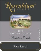 羅森布拉姆踢踏園小西拉干紅葡萄酒(Rosenblum Cellars Kick Ranch Petite Sirah, Sonoma County, USA)