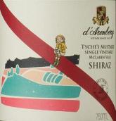 黛倫堡酒莊幸運女神園設拉子紅葡萄酒(d'Arenberg Tyche's Mustard Single Vineyard Shiraz, McLaren Vale, Australia)