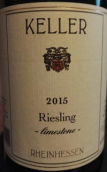 凱勒酒莊石灰?guī)r雷司令白葡萄酒(Weingut Keller Limestone Riesling, Rheinhessen, Germany)