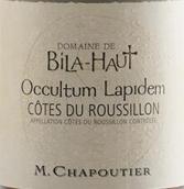 莎普蒂爾酒莊上比拉園奧拉彼丹紅葡萄酒(M. Chapoutier Domaine de Bila-Haut Occultum Lapidem, Cotes du Roussillon Villages, France)