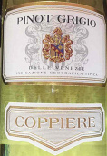 庫普白皮諾干白葡萄酒(Coppiere Pinot Grigio, Veneto, Italy)