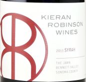 基蘭·羅賓遜珠安西拉干紅葡萄酒(Kieran Robinson The Jawn Syrah, Bennett Valley, USA)