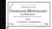 喬丹羅馬內(nèi)老藤精釀干白葡萄酒(Domaine Vincent Girardin La Romanee Premier Cru Vieilles Vignes, Chassagne-Montrachet, France)