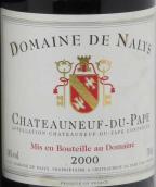 納麗斯酒莊教皇新堡紅葡萄酒(Domaine de Nalys, Chateauneuf-du-Pape, France)