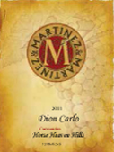 馬丁尼卡羅佳美娜干紅葡萄酒(Martinez & Martinez Winery Dion Carlo Carmenere, Washington, USA)