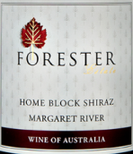 森木酒莊設拉子紅葡萄酒(Forester Estate Home Block Shiraz, Margaret River, Australia)