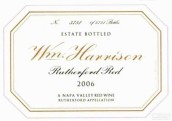 威廉哈里森盧瑟福混釀紅葡萄酒(William Harrison Estate Rutherford Red, Napa Valley, USA)