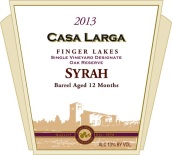 拉爾加西拉干紅葡萄酒(Casa Larga Syrah, Finger Lakes, USA)