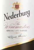 尼德堡釀酒大師遲摘甜白葡萄酒(Nederburg The Winemasters Special Late Harvest, Western Cape, South Africa)