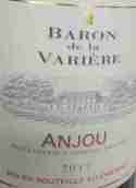 瓦里爾男爵紅葡萄酒(Baron de la Variere Rouge, Anjou, France)