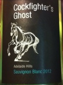斗雞之魂長相思白葡萄酒(Cockfighter's Ghost Sauvignon Blanc, Adelaide Hills, Australia)