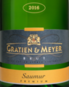 格拉蒂安&梅耶索米爾優(yōu)質(zhì)年份白起泡酒(Maison Gratien & Meyer Saumur premium Millesimee Brut, Loire Valley, France)