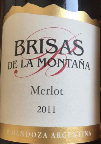 brisas de la montana merlot mendoza argentina红酒评分|葡萄酒