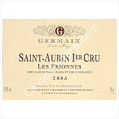 菲利普·日耳曼酒莊飛亞納園（圣歐班一級園）白葡萄酒(Domaine Philippe Germain Les Frionnes, Saint Aubin 1er Cru, France)