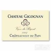 吉歌楠酒庄摄政园红葡萄酒(Chateau Gigognan Vigne du Regent, Chateauneuf-du-Pape, France)