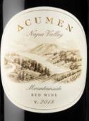 歐酷曼酒莊山腰紅葡萄酒(Acumen Mountainside Red Wine, Napa Valley, USA)