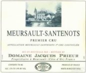 雅克普利爾森特斯（默爾索一級園）白葡萄酒(Domaine Jacques Prieur Santenots, Meursault Premier Cru, France)