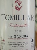 托美亞丹魄紅葡萄酒(Tomillar Tempranillo, La Mancha, Spain)