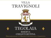 特拉維尼奧利特格里亞珍藏基安蒂紅葡萄酒(Villa Travignoli Tegolaia Riserva Chianti Rufina DOCG, Tuscany, Italy)