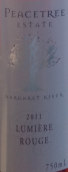 和平樹盧米埃爾胭脂赤霞珠-梅洛混釀桃紅葡萄酒(Peacetree Estate Lumiere Rouge Cabernet Sauvignon-Merlot,Margaret River,Australia)