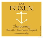 ?？松璘U園霞多麗干白葡萄酒(Foxen Block UU Bien Nacido Vineyard Chardonnay, Santa Maria Valley, USA)