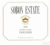 頌博維歐尼干白葡萄酒(Sobon Estate Viognier, Amador County, USA)