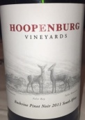 湖澎堡黑皮諾紅葡萄酒(Hoopenburg Vineyards Pinot Noir, Coastal Region, South Africa)