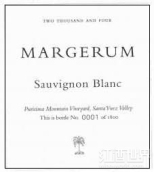 瑪歌如里西馬山園長(zhǎng)相思干白葡萄酒(Margerum Purisima Mountain Vineyard Sauvignon Blanc, Santa Ynez Valley, USA)