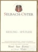 澤巴赫雷司令遲摘白葡萄酒(Selbach-Oster Riesling Spatlese, Mosel, Germany)