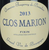 富祖利酒莊瑪麗恩（菲克桑村）紅葡萄酒(Domaine Fougeray De Beauclair Clos Marion, Fixin, France)