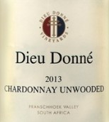 迪奧恫霞多麗干白葡萄酒（未經(jīng)橡木桶）(Dieu Donne Unwooded Chardonnay, Franschhoek Valley, South Africa)