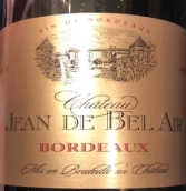 让贝莱尔酒庄红葡萄酒(Chateau Jean de Bel Air, Bordeaux, France)