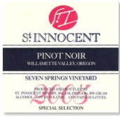 圣純潔七泉園特別精選黑皮諾干紅葡萄酒(St. Innocent Seven Springs Vineyard Special Selection Pinot Noir, Willamette Valley, USA)