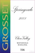 格罗斯酒庄春之谷雷司令白葡萄酒(Grosset Springvale Riesling, Clare Valley, Australia)