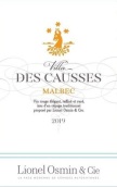 萊昂內(nèi)奧敏酒莊科斯別墅馬爾貝克紅葡萄酒(Lionel Osmin & Cie Villa des Causses Malbec, Vin de France, France)