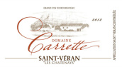 加黑特圣維朗勒斯沙特奈干白葡萄酒(Domaine Carrette Saint-Veran Les Chatenays, Macon, France)