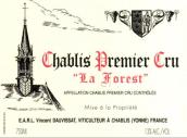 杜維薩酒莊福雷斯特園（夏布利一級園）白葡萄酒(Vincent Dauvissat La Forest, Chablis Premier Cru, France)