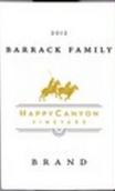 快活谷酒莊巴拉克家族布蘭德干紅葡萄酒(Happy Canyon Vineyards Barrack Family Brand, Happy Canyon, USA)