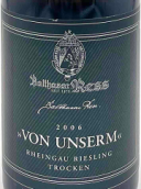 巴爾撒薩瑞思雷司令白葡萄酒(Balthasar Ress Von Unserm Riesling Trocken, Rheingau, Germany)