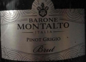 蒙塔尔托男爵灰皮诺干型起泡酒(Barone Montalto Pinot Grigio Brut, Sicily, Italy)