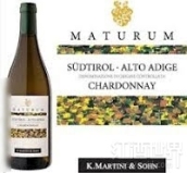 马提尼索恩酒庄穆图勒牳霞多丽白葡萄酒(K. Martini & Sohn Maturum Chardonnay Sudtirol-Alto Adige, Trentino-Alto Adige, Italy)