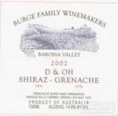 堡歌家族D&OH西拉-歌海娜干红葡萄酒(Burge Family Winemakers D&OH Shiraz-Grenache, Barossa Valley, Australia)