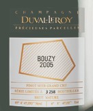 杜洛兒珍稀地塊布茲園極干型香檳(Duval-Leroy Precious Parcel Bouzy Brut, Champagne, France)