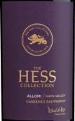 赫斯精选酒庄阿罗密园赤霞珠红葡萄酒(Hess Collection Allomi Vineyard Cabernet Sauvignon, Napa Valley, USA)